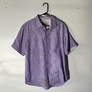 Robert Graham Purple Paisley Shirt